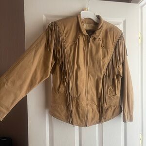 Vintage Wilson’s Adventure Bound Tan leather jacket